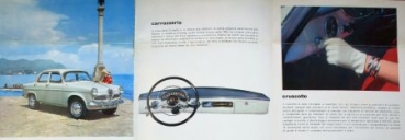 Alfa Romeo Giulietta t.i. Berlina Modelprogram 1957 Carbrochure (6069)